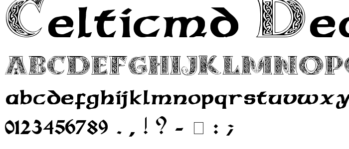 Celticmd Decorative w Drop Caps font